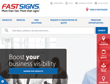 Tablet Screenshot of fastsigns.co.uk